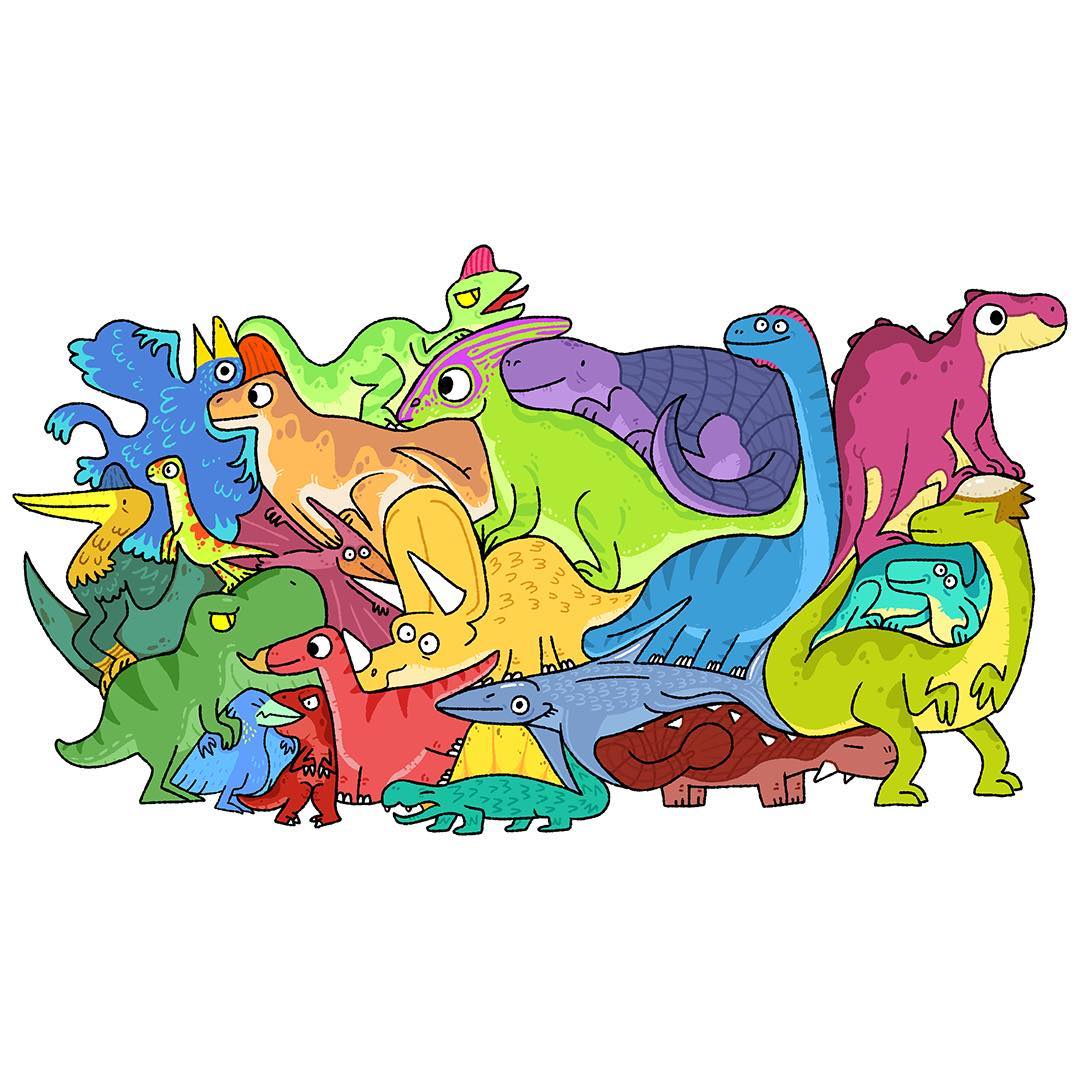 Dinosaurus puzzle