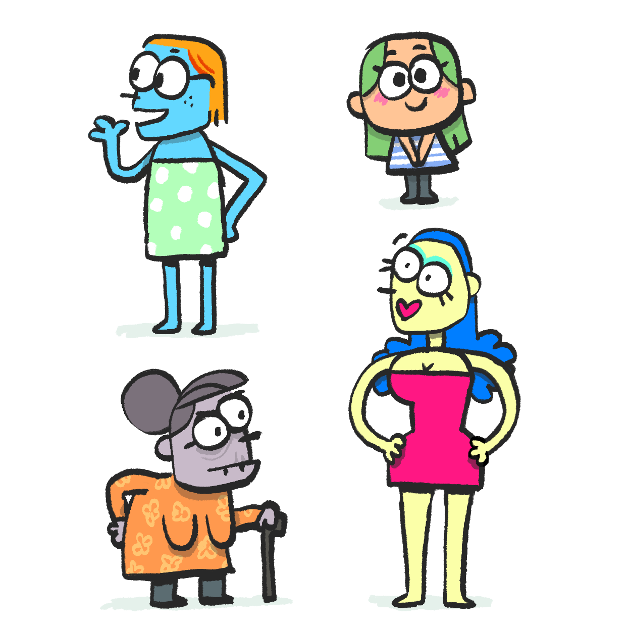 Four Ladies
