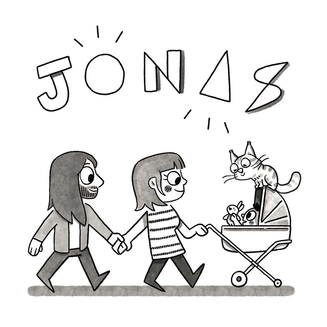 Geboortekaartje Jonas