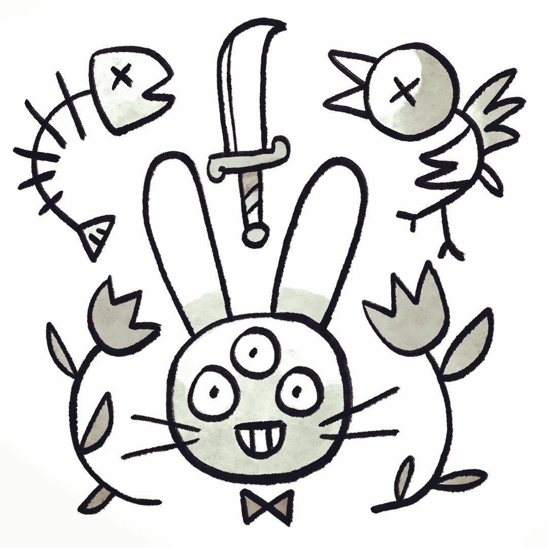 Bunny tattoo